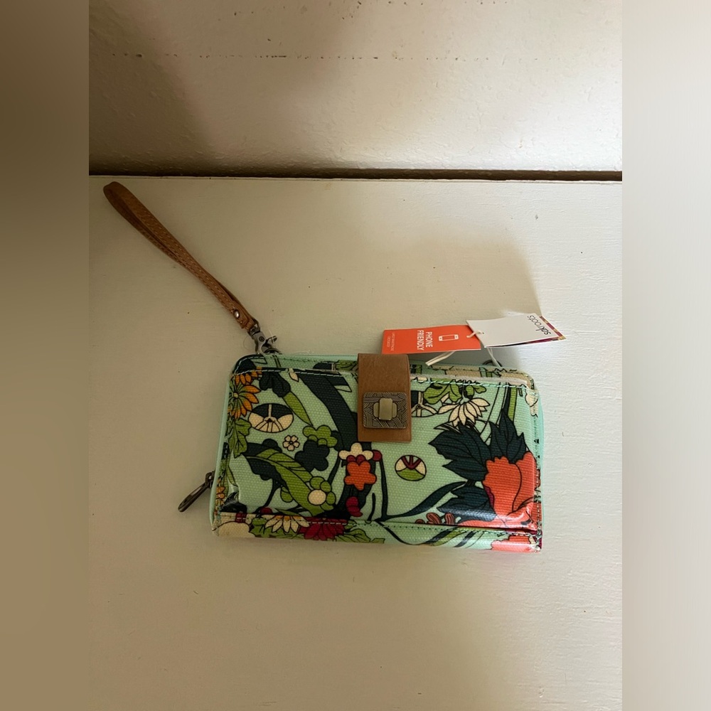 Sakroots Flower Power Wallet NWT